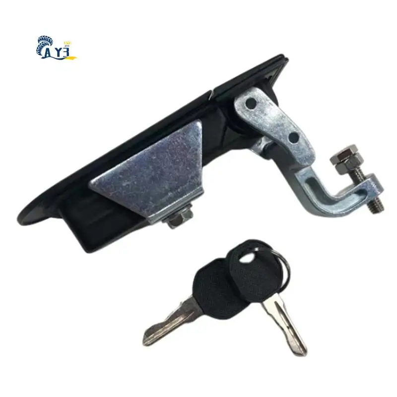 AY03-Spare Parts Hood Lock Assembly For Haulotte 2421203210 Door Latch With Key