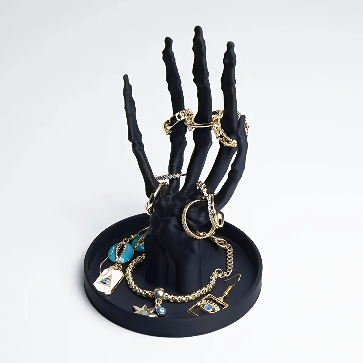 

Cross - border Gothic - Style Skeleton Hand Jewelry Storage Ornament, Dark Retro Home Decoration, Suitable for Jewelry Storage S