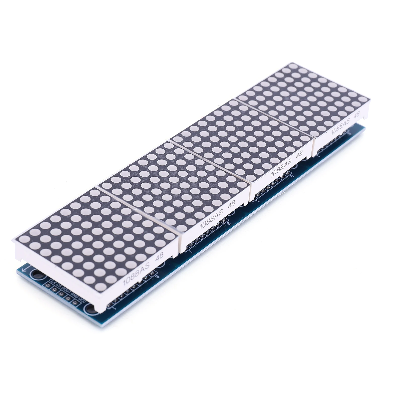 4 IN 1 Display Dot Matrix Module with 5Pin Wire MAX7219 Matrix LED Display Module 32x8 Single-Chip Control LED Module