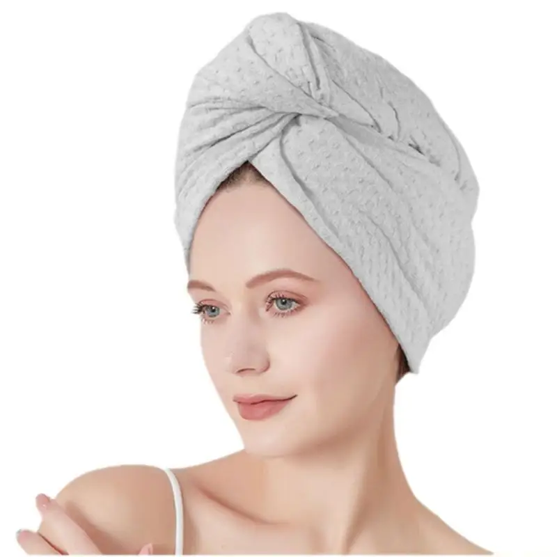 31BF Elastic Hair Towel Fast Water Absorption Microfiber Material Design For Women Kids Bath