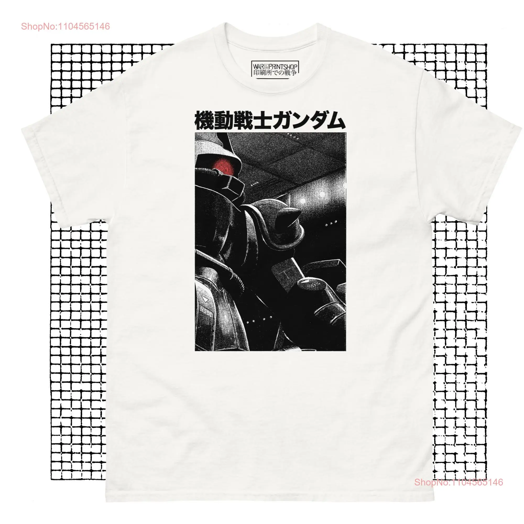 

Zaku II T Shirt long or short sleeves