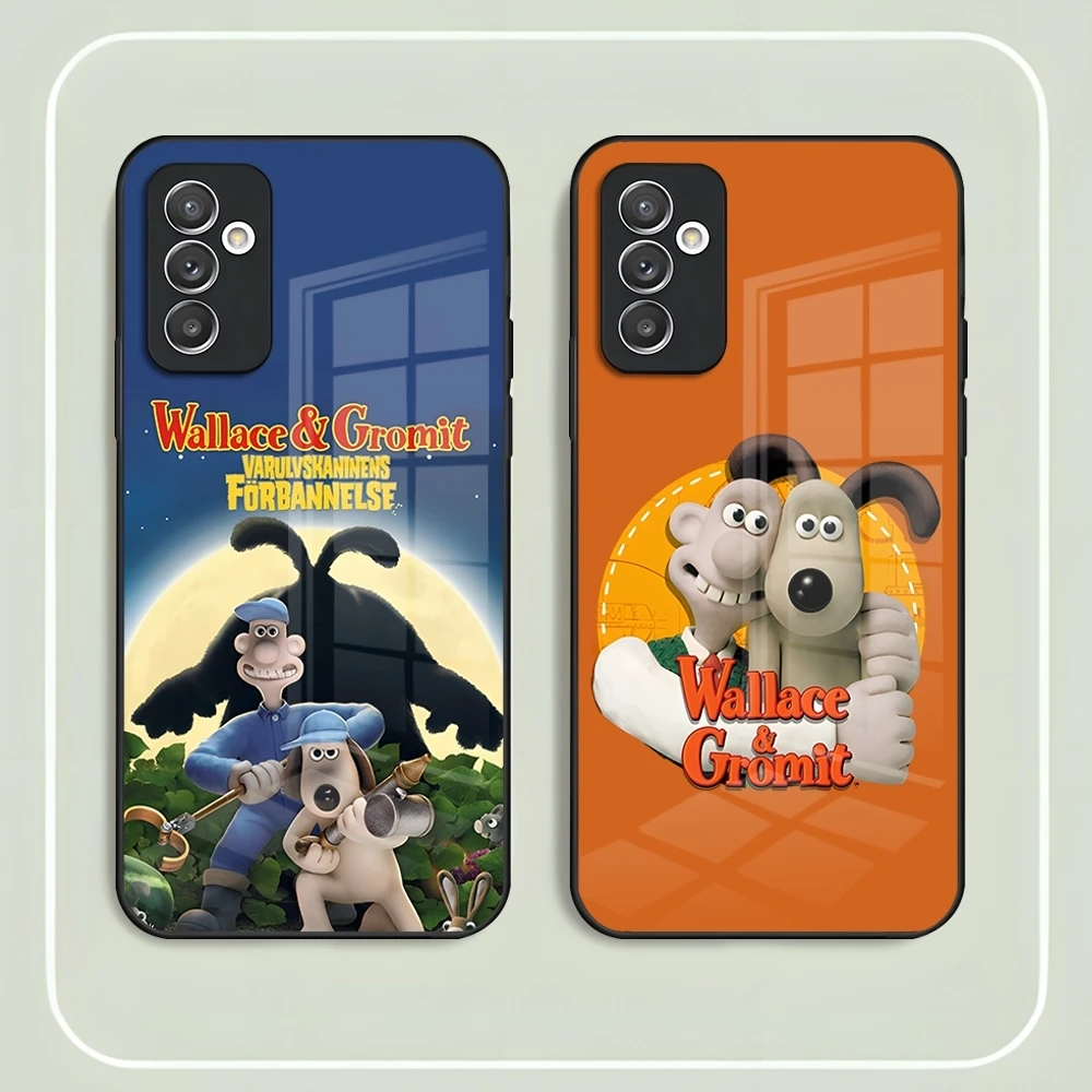 Cartoon Gromit Phone Case For Samsung S24 Ultra S23 S22 S20 Fe S21 Plus Galaxy A54 A34 A24 A53 M54 Note 20 Back Cover