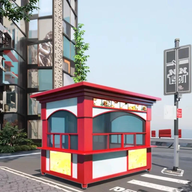 

Fast food restaurant, coffee shop, mini pop-up store, steel container for shopping mall, green kiosk for convenience store.