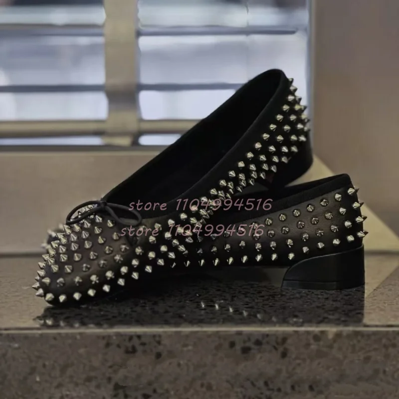

Pointed Toe Bling Rhinestone Black Low Heels Women Sweet Bow Crystal Shallow Mary Janes Lady Concise Slip On Elegant Party Shoes