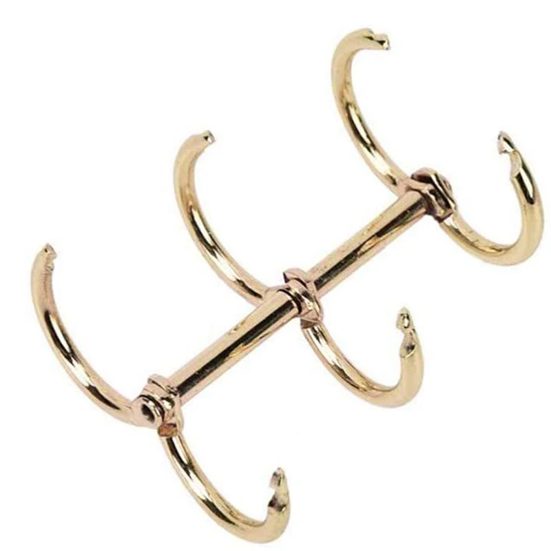 12 Pcs 3 Ring Book Rings Leaf Binders Office Book Rings Snap Split Hinged 20Mm Inner Diameter Book Ring