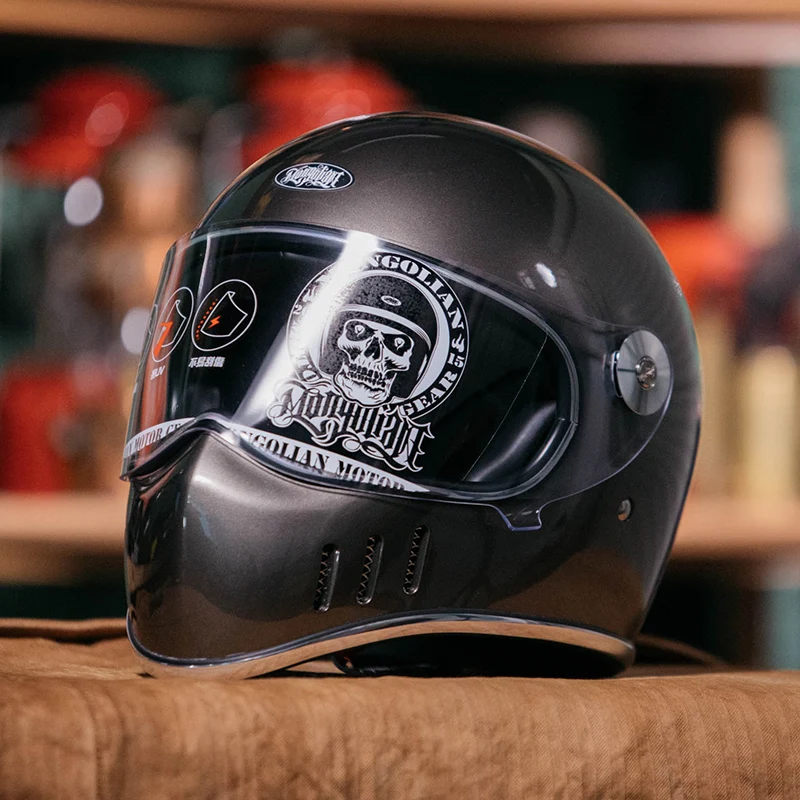 Motorcycle Full Helmet Retro Motocycle Full Helmet Moto Equipmment