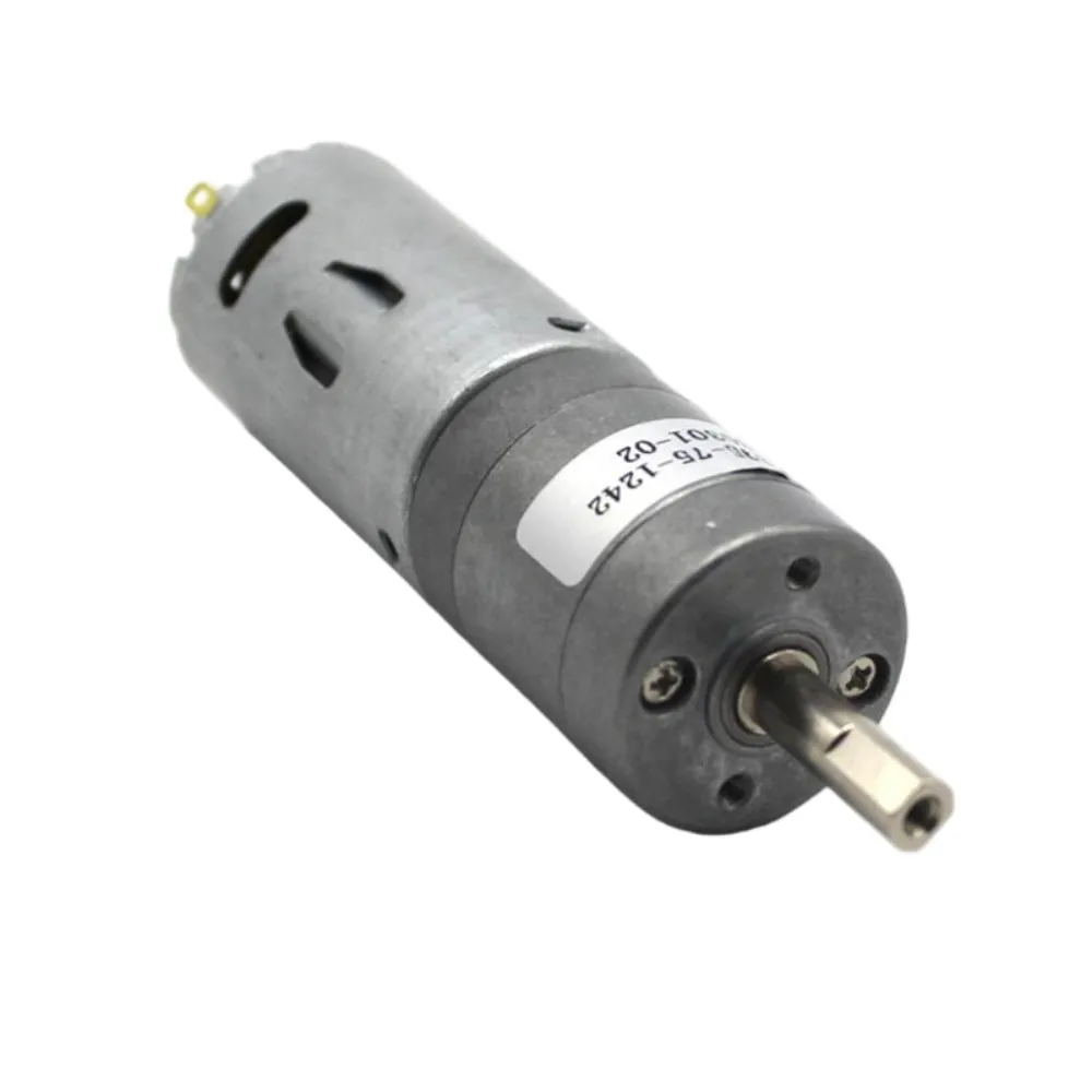 1PCS 8A395-75-12-42 Motoriduttore ad alto coppia 12V Robot Modello di auto Riduzione ingranaggi Motore DC 43RPM DC Motoriduttore