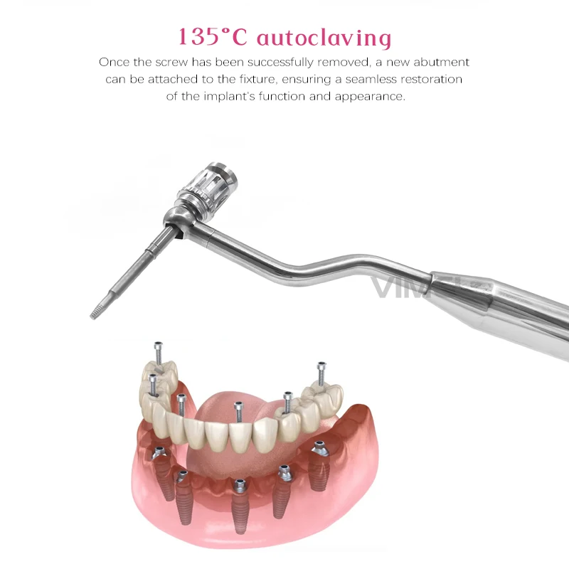 

Dental Screw Remover Kit Implant Surgical Universal Tool Box with 19pc Drivers Dental Instruments for Clinic Use