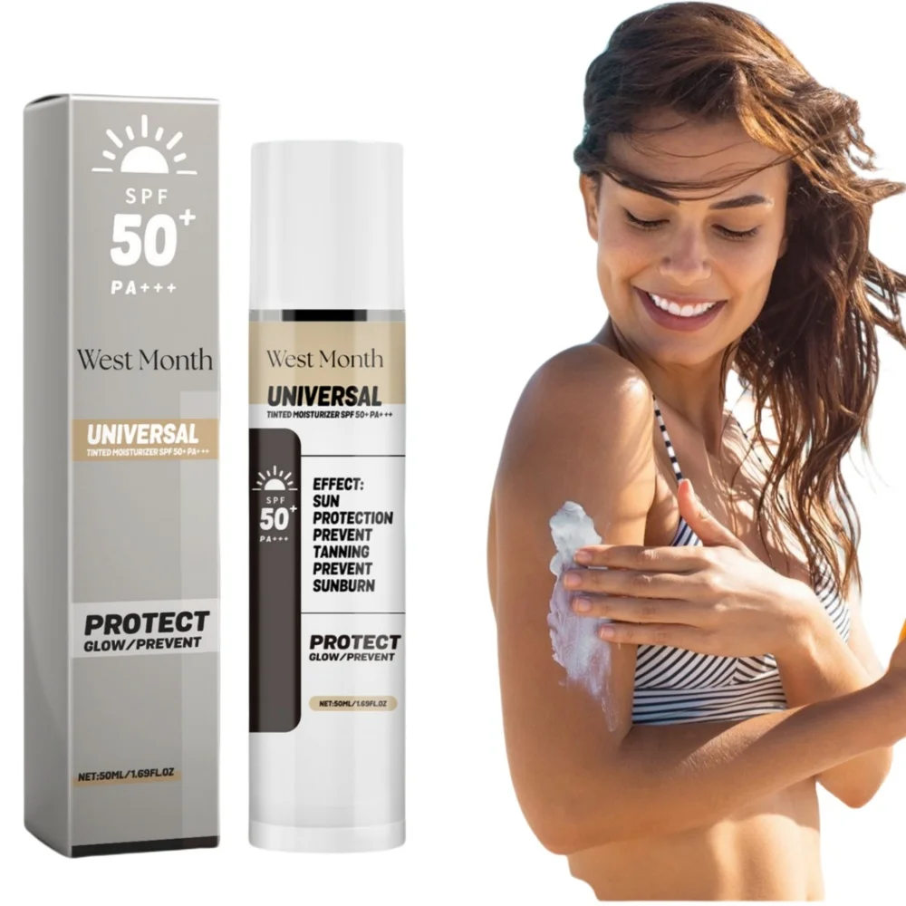 

Face sunscreen SPF 50 long-lasting moisturizing brightening light dark skin sunscreen lotion