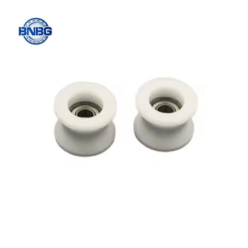 

10pcs U groove Plastic coated bearing 696ZZ 6*23*12 mm door window 3D printer POM roller wheel nylon pulley Bore 6mm Dia 23mm