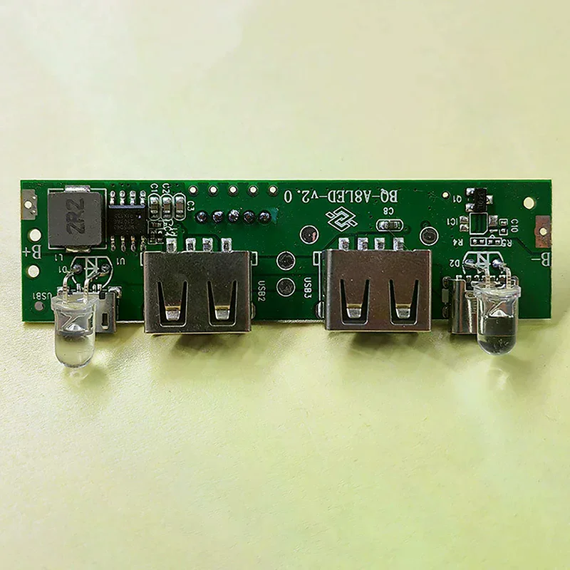 1Pcs 5V 2A Digital Display Power Bank Circuit Strip Module TYPE-C Micro USB A8188Mobile Power Motherboard