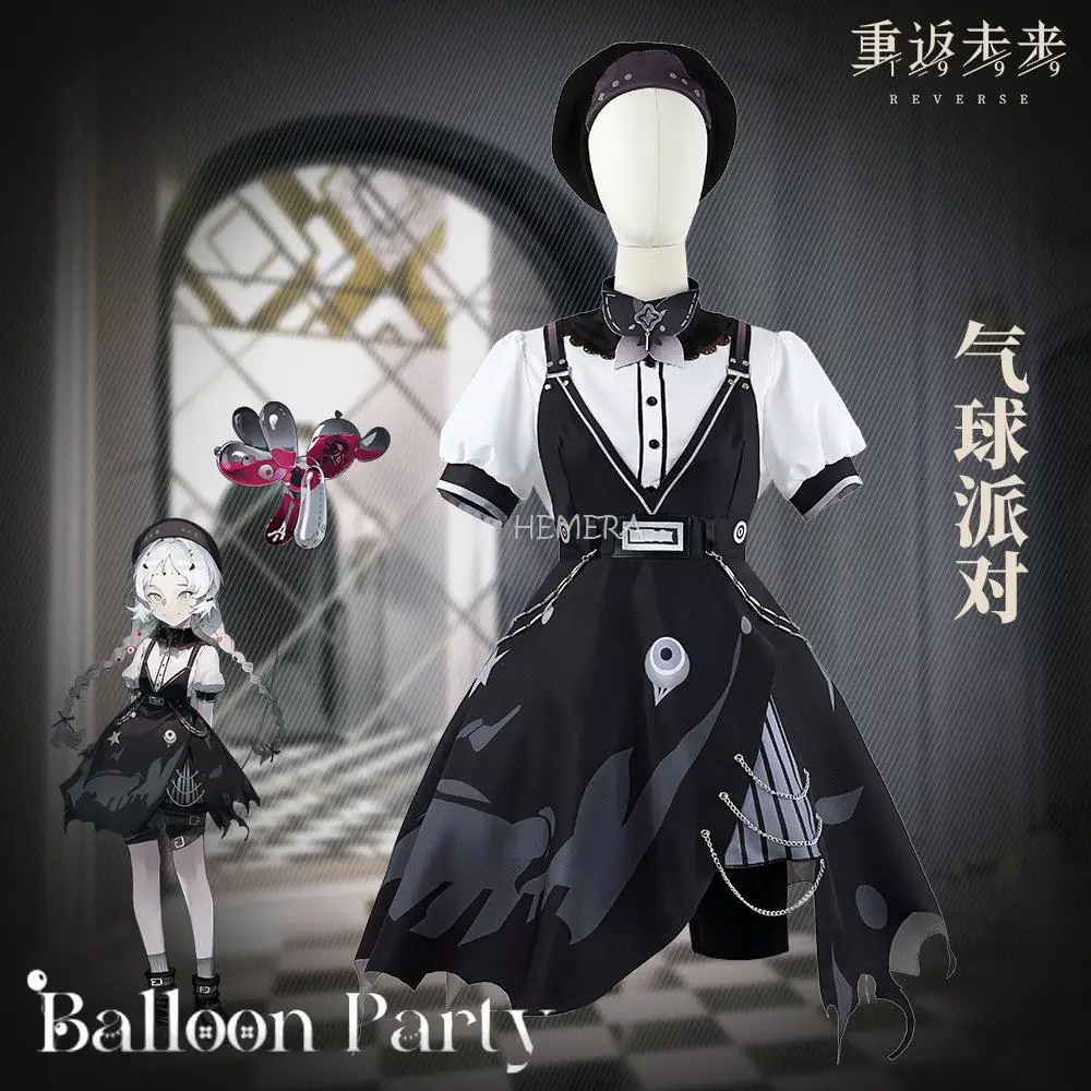 

Game Reverse:1999 Balloon Party Cosplay Costume Suit Carnival Halloween Role Palying Gorgeous Elegant Dress Woman Uniform