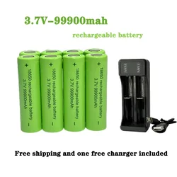 2024 original hot selling 18650 battery lithium-ion 3.7V 99900mah for microphone computer Rechargeable batteries Free shipping