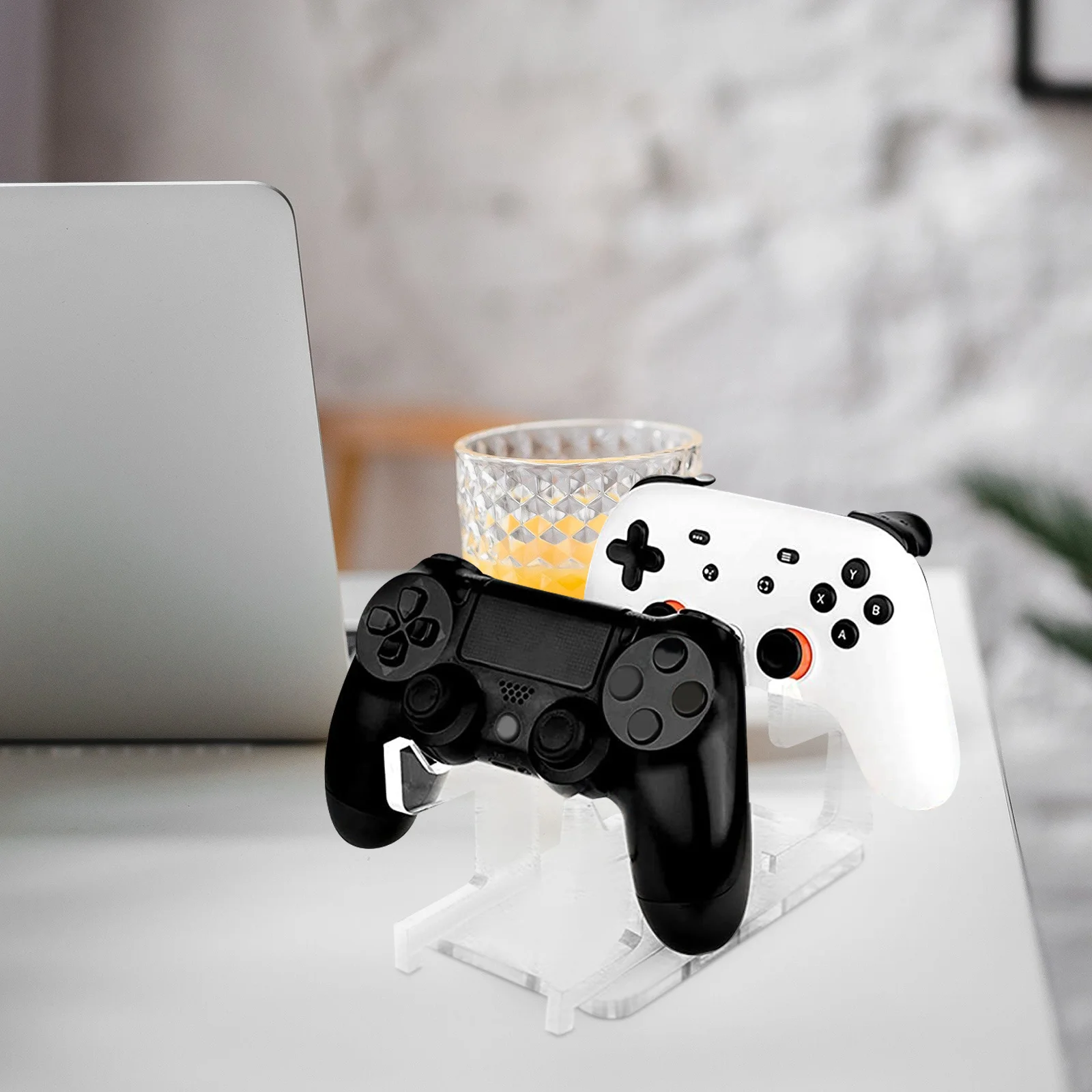 

Game Controller Display Stand Acrylic Holder Durable Easy Use Portable Organizer Rack Controller Holder Headphone Stand