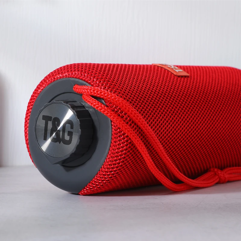 T & G TG338 Mới Bluetooth Không Dây Ngoài Trời Loa Siêu Trầm Bluetooth Chống Nước Thẻ TF FM Radio Thu Loa