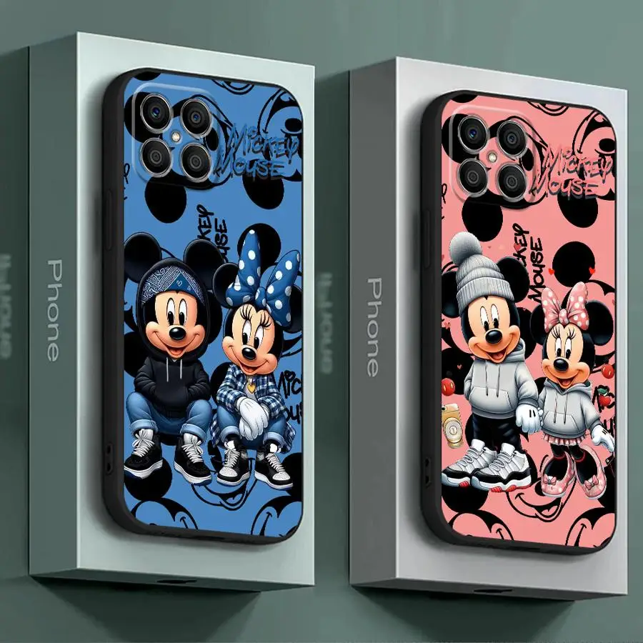 Disney Mickey Minnie Mouse Cool Phone Case for Honor 90 Pro 8X X8 X9a X8a 70 X6a X6 Magic5 Lite X7 Magic5 Back TPU Soft Cover