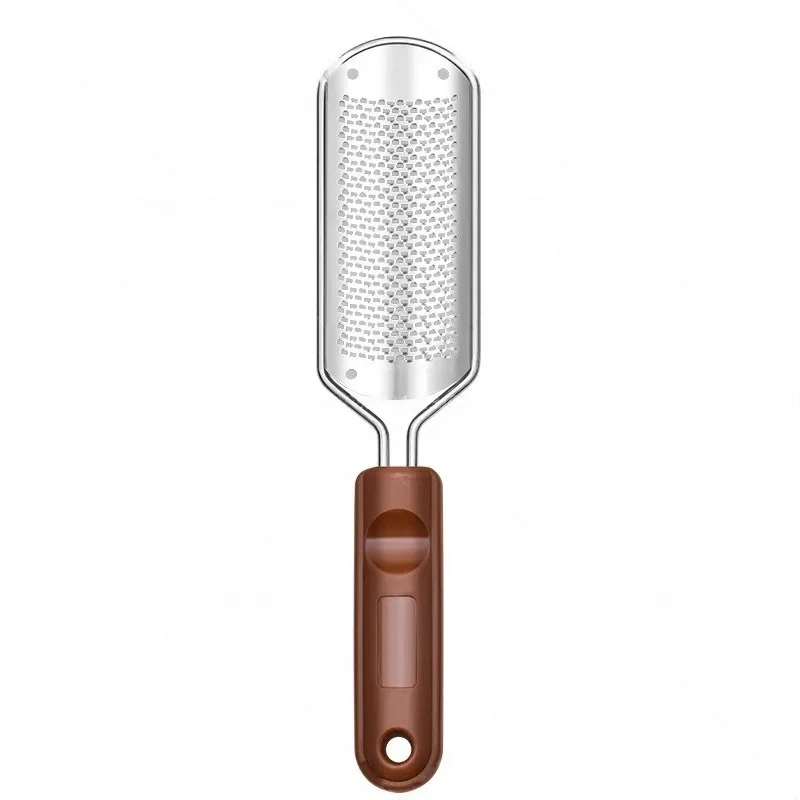 フットやすりファイルペディキュアステンレス鋼ブラシスクラバーかかと角質除去剤角質除去プロフェッショナルフットケアツール