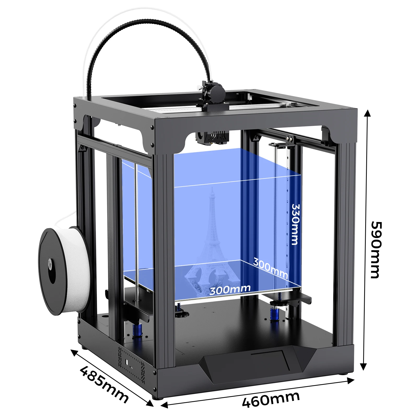 

SP-5 High Precision CoreXY Structure 350mm/s Speed Metal Frame Dual Z-Axis Automatic Leveling 3d printer home