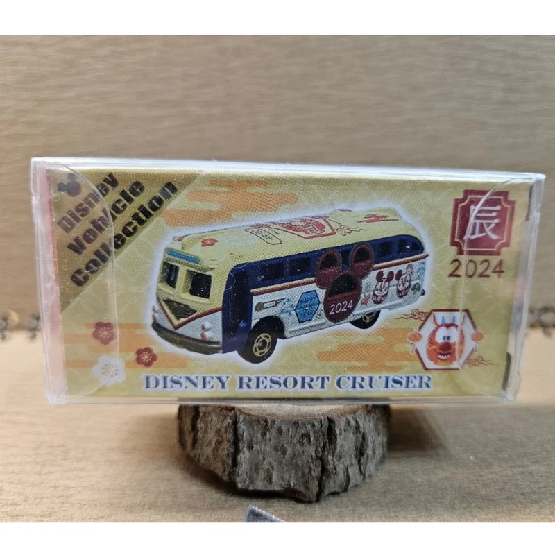 Spot Goods Takara Tomy Authentic Alloy Car Tokyo Disneyland Bus Model Collect Ornament Car Alloy Toys Motor Vehicle Kid Toy Gift