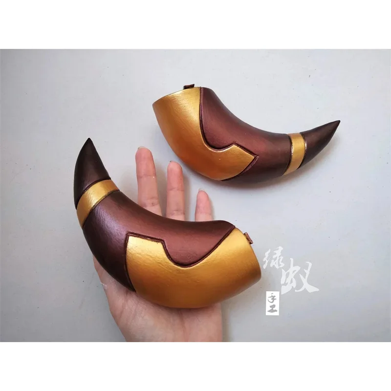 2025 aaa 게임 블루 아카이브 리쿠하치마 아루 뿔 다리 활 머리 장식 헤어웨어 헤드 클립 코스프레 소품 액세서리