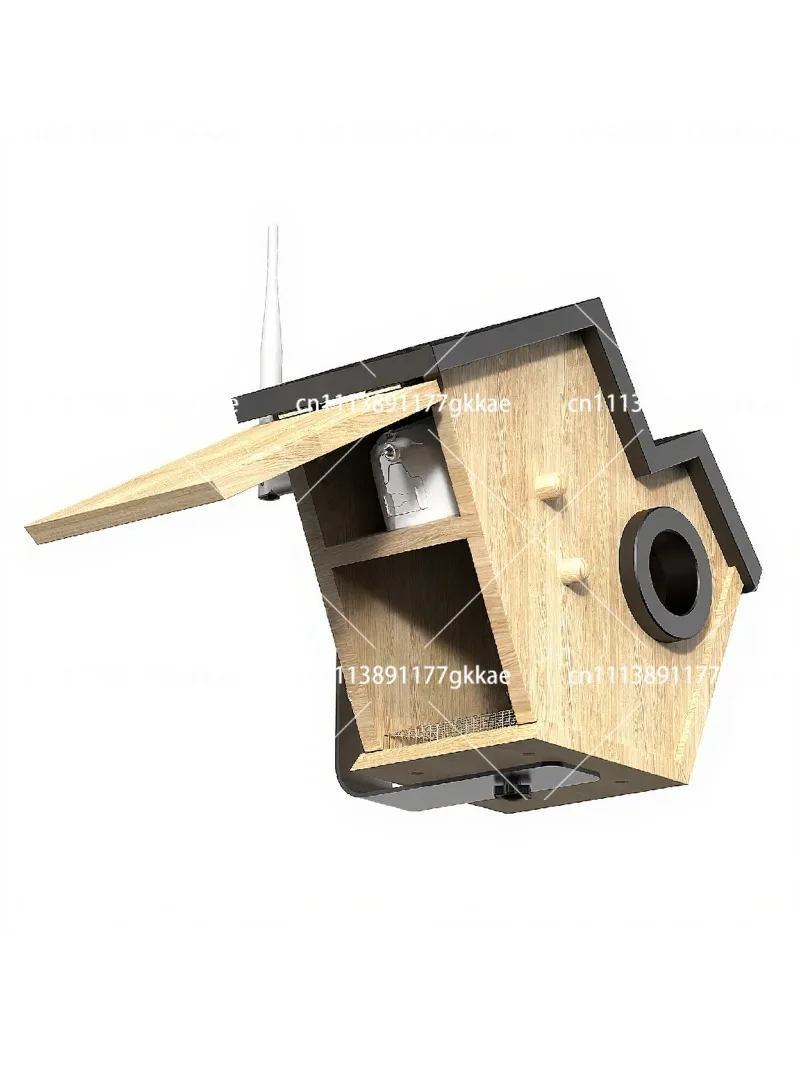 Smart Birdhouse Camera with HD App Notify, Auto Capture Photo & Video for Wild Bird Watching