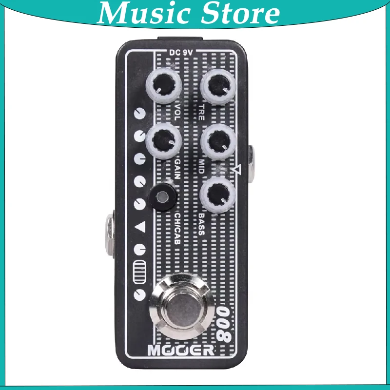MOOER 008 Cali-MK 3 Digital Preamp Guitar Effect Pedal 3 Band EQ Micro Preamp Electric Guitar Accessories