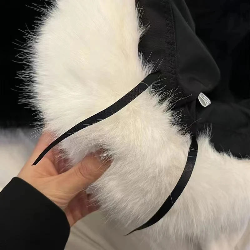 2024 y2k Fluffy Faux Fur Bucket Hat Women Rabbit Fur Warm Thick Plush Winter Hat Lady Luxury Fashion Party Panama Fisherman Cap