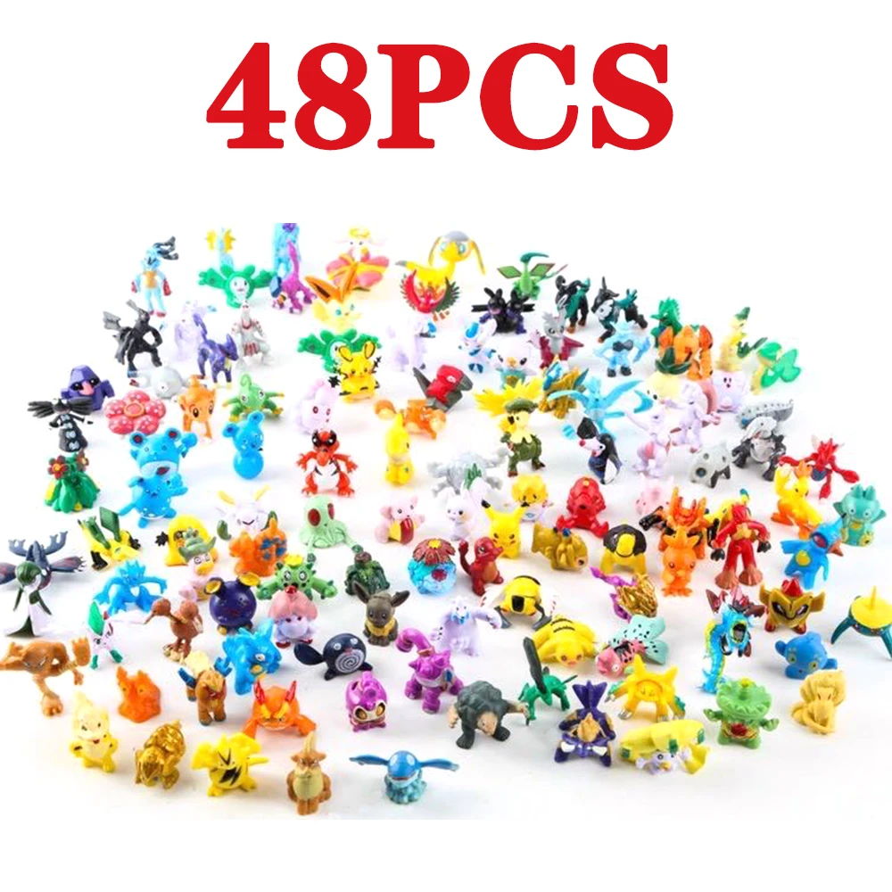 144 Pet Pok É Mon Figurines Pok É Mon Pok É Mon Twisted Egg Toy Dolls Children's Christmas Gifts image 3