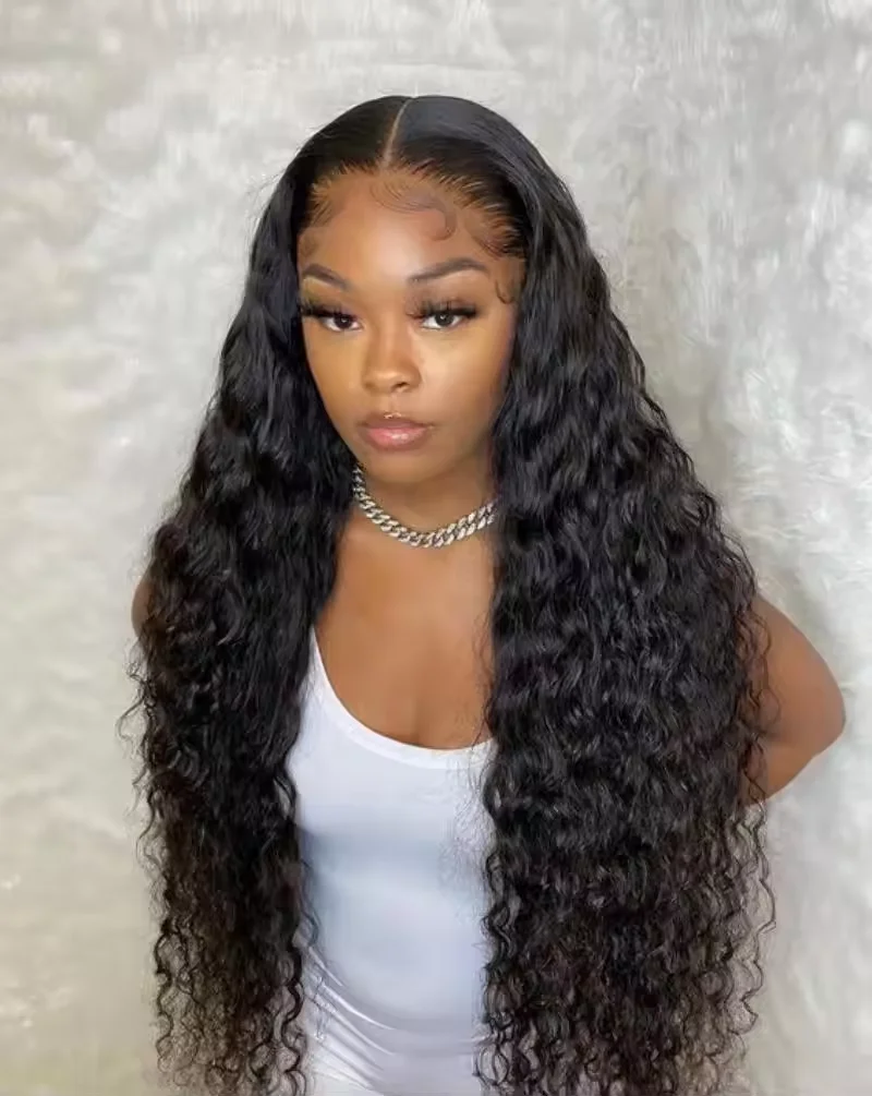 

Rosabeauty HD Lace Frontal Human Hair Wigs 13x6 Lace Front Wig Loose Deep Wave Transparent Curly Wave 13x4 For Women