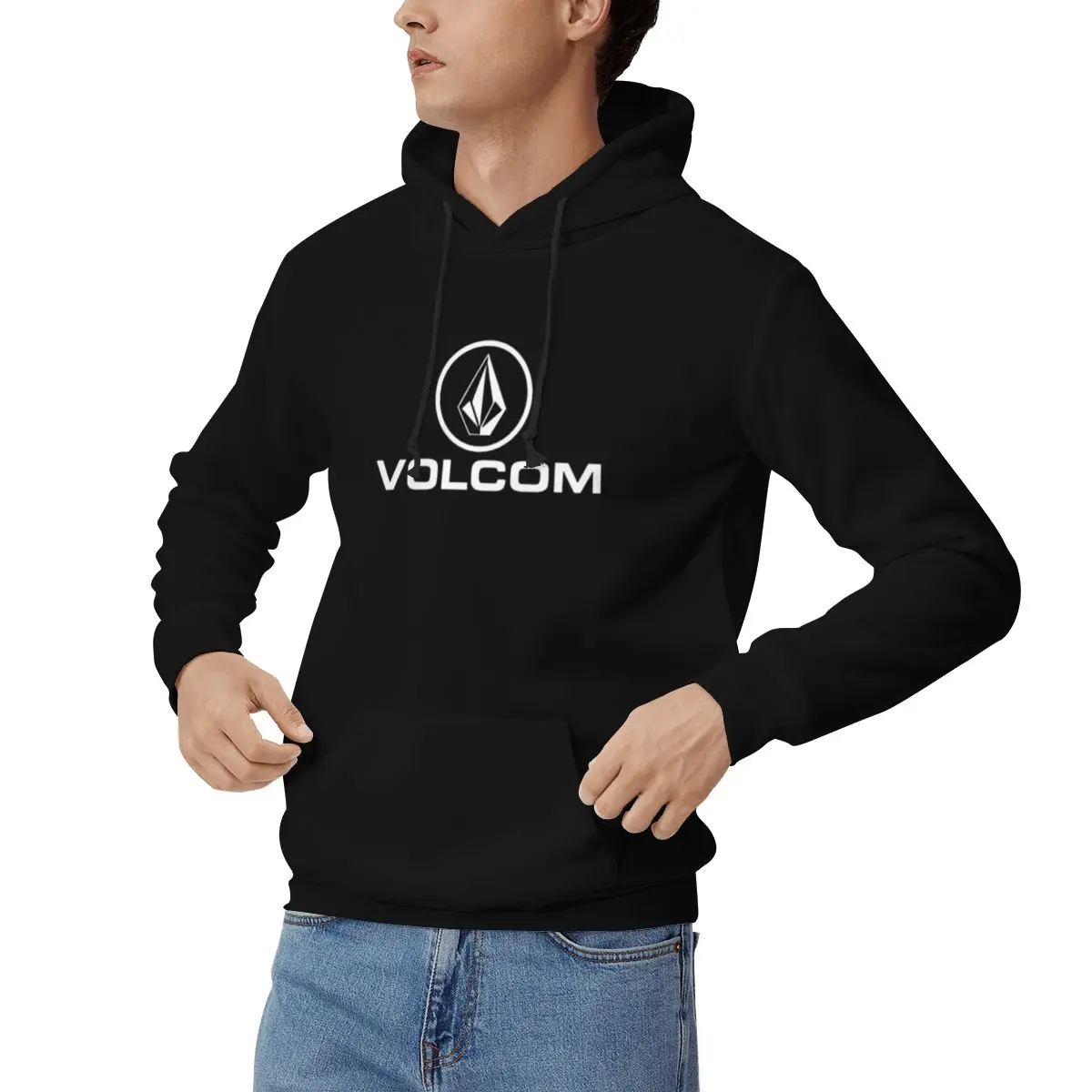 Volcom Hoodies Men Women Casual Pullover Sweatshirt Hip Hop Long Sleeve Hooded Autumn Winter