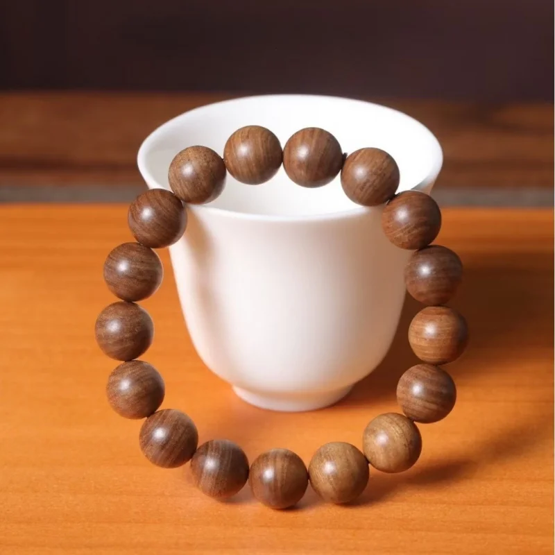 

Australian Black Bracelet, Old Material, Submersible Grade, 12mm, Unisex Buddhist Prayer Beads, Sandalwood Rosary