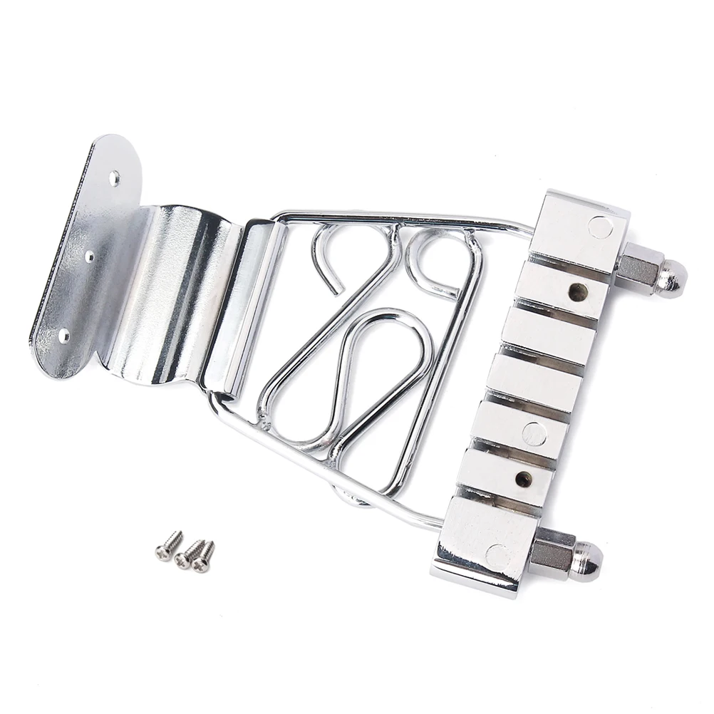 

Plated 6 String Tailpiece Guitar Strong Durability Gorgeous Texture Perfect Replacement