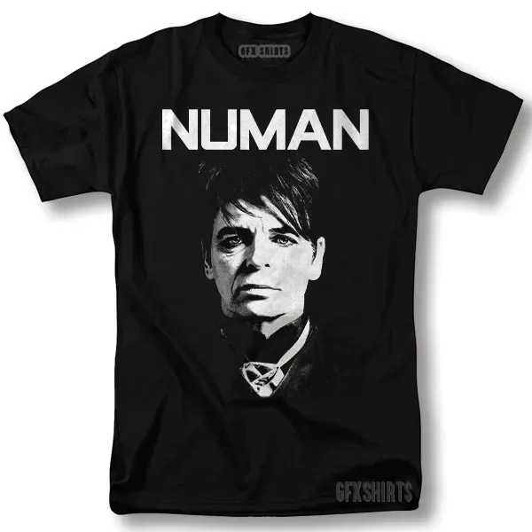 Gary Numan Shirt Tubeway Army Merch Concert Tour Vntg Graphic Design T-Shirt
