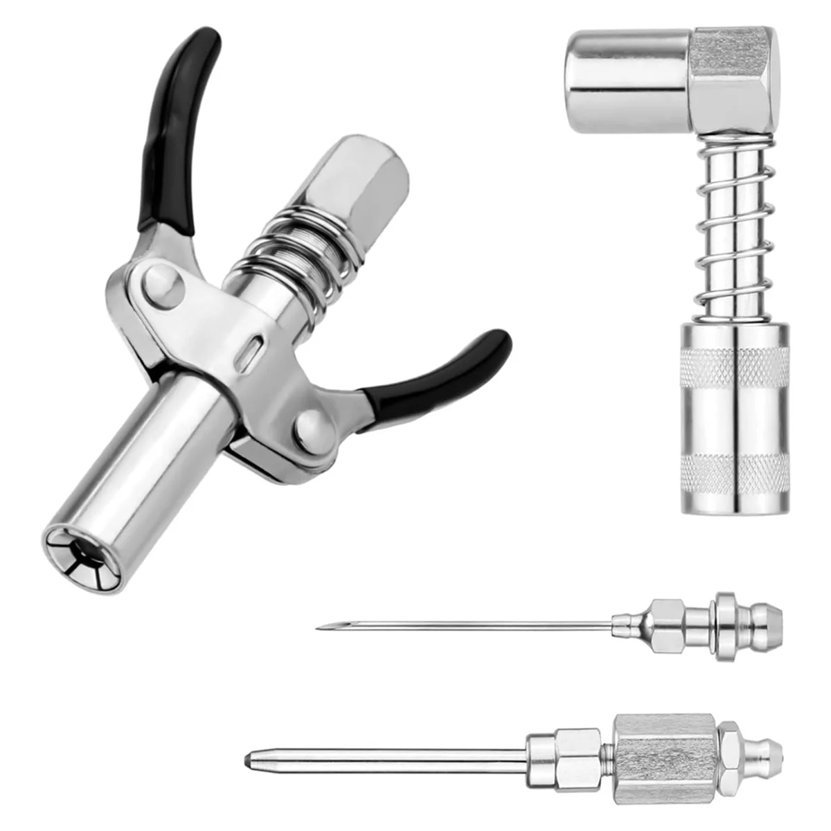 

4 шт. комплект фитингов для смазки, адаптер для смазочной муфты 90 градусов, смазка с двойными ручками для смазки 1/8 дюйма NPT