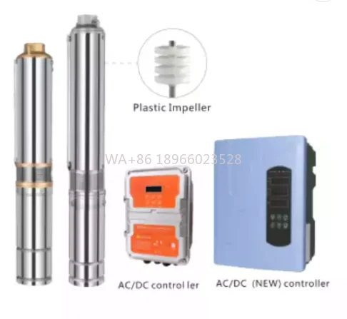 

With 1.5/2 Inch Outlet 10HP 7.5KW AC/DC Solar Deep Well Pump Submersible Water Pump for Agriculture Irrigation