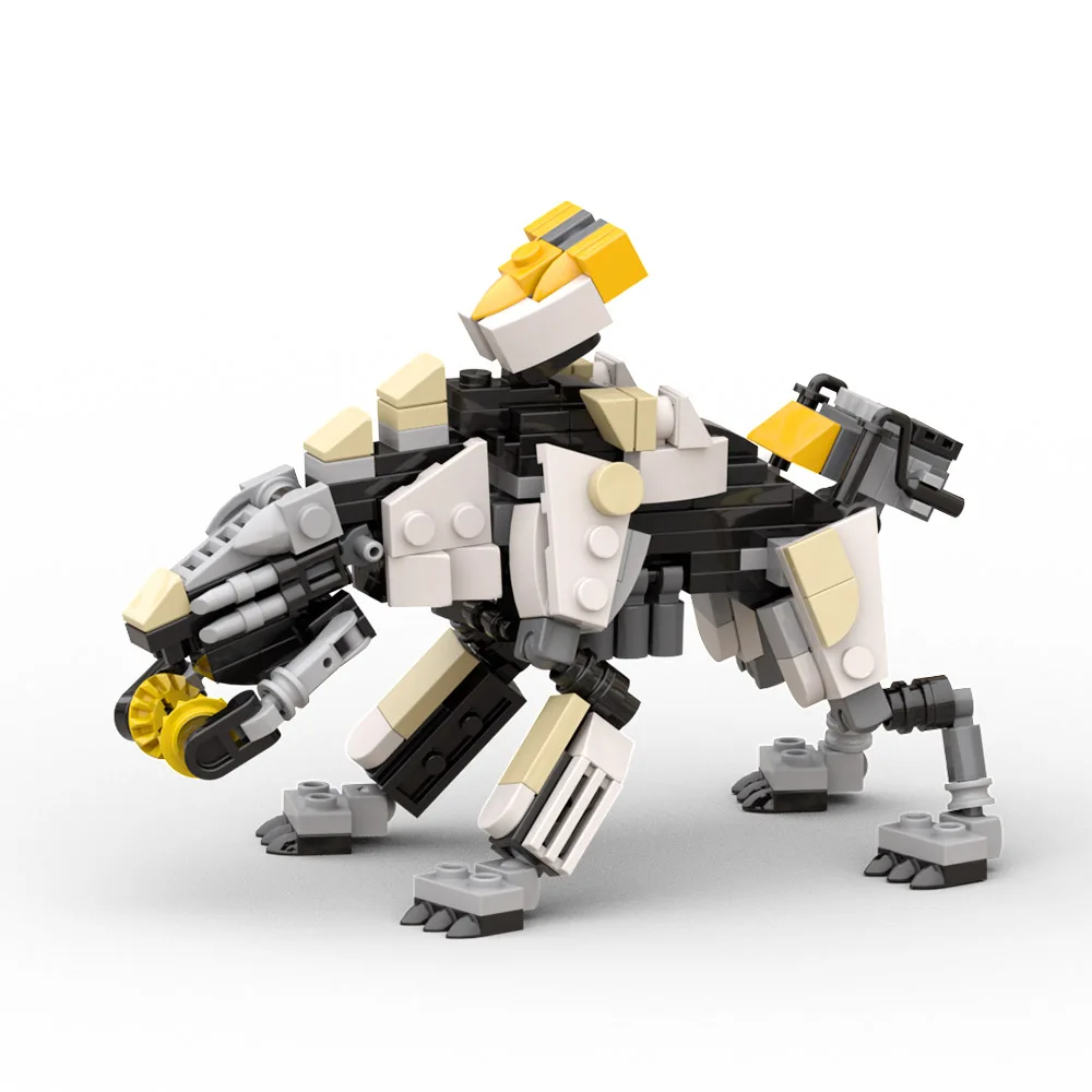 BuildMOC Horizoneds Game Mecha Zero Dawn Sentry Scrounger For Forbidden West Observer Longnecked Beast Monster Animal  Brick toy