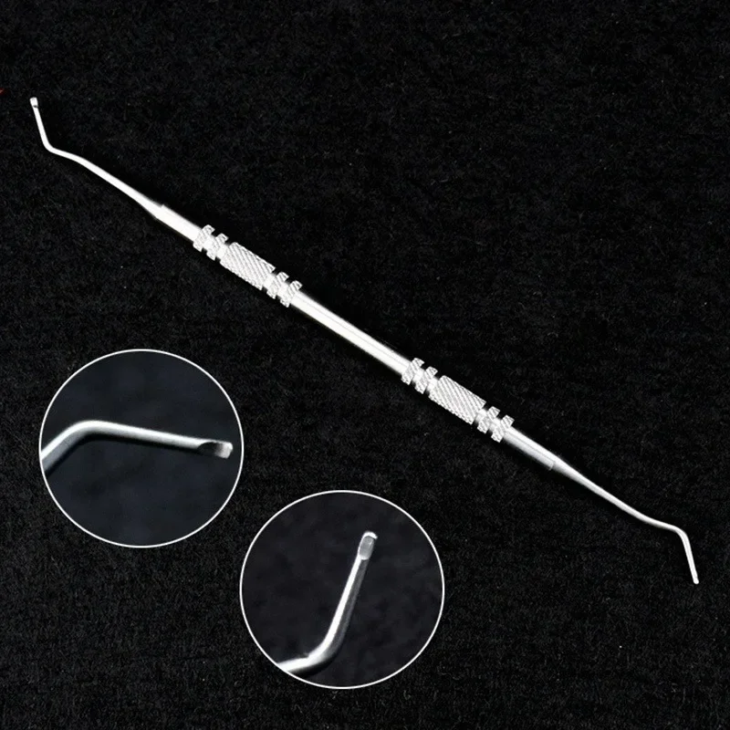 Foot Care Tool Paronychia Pedicure Nail Care Hook Ingrown Double Ended Toe Nail Correction File Manicure Toenails Clean