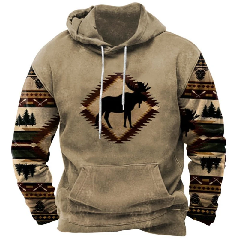 

Spring Autumn Vintage Men's Sweatshirts Hoodie For Men Oversized Mans Clothing Casual Indian Harajuku Top Male Hoodie Hoodies