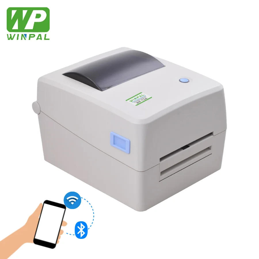 

Winpal WP-T3A 4 Inch Wireless Thermal Shipping Label Printer Support Thermal Transfer and Direct Thermal Printing