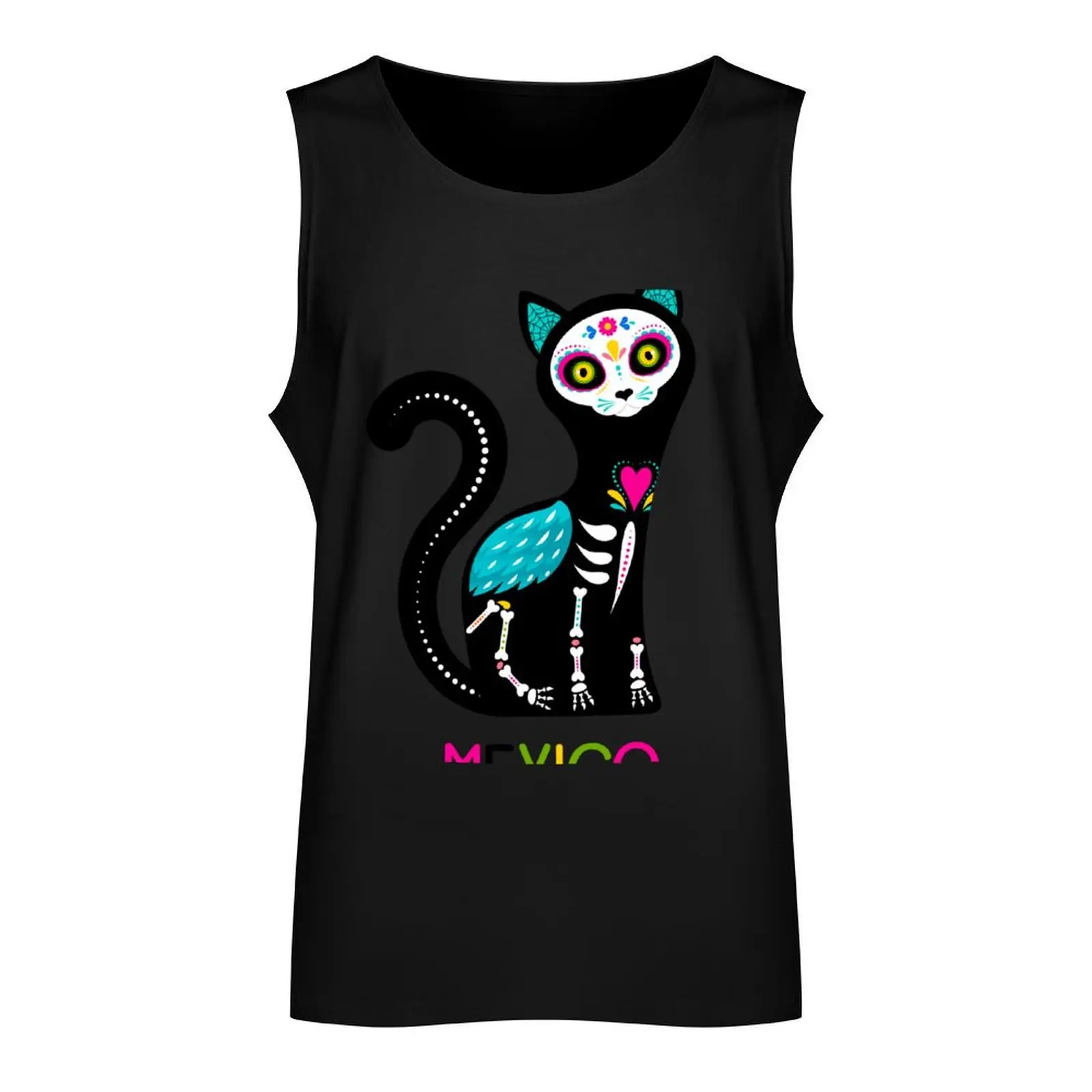 Sugar Skull Attorney At Law Cat Tank Top anime top summer clothes for men