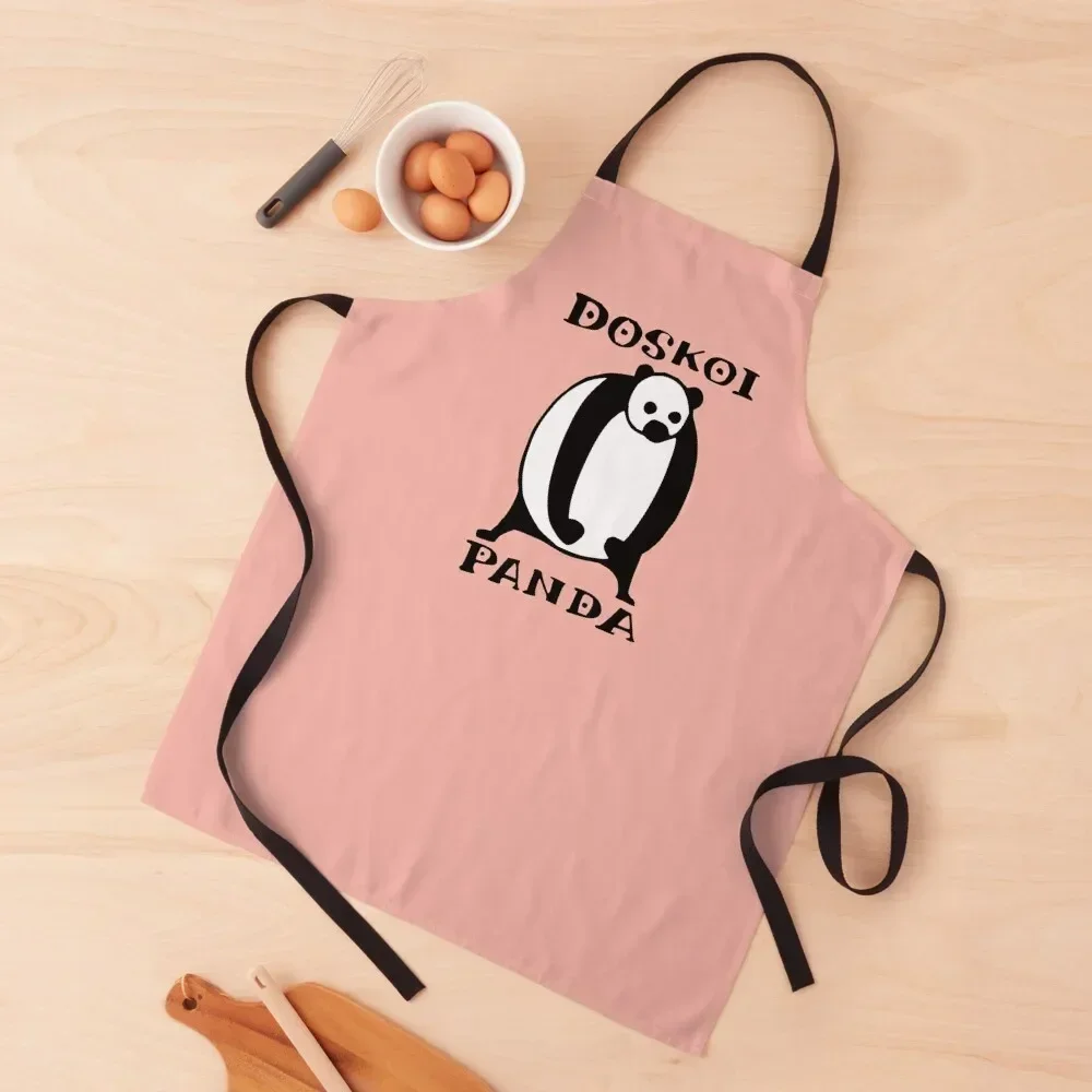 Doskoi Panda Apron household woman Women's Men gift Hairdressing Hairdresser Accessories Apron