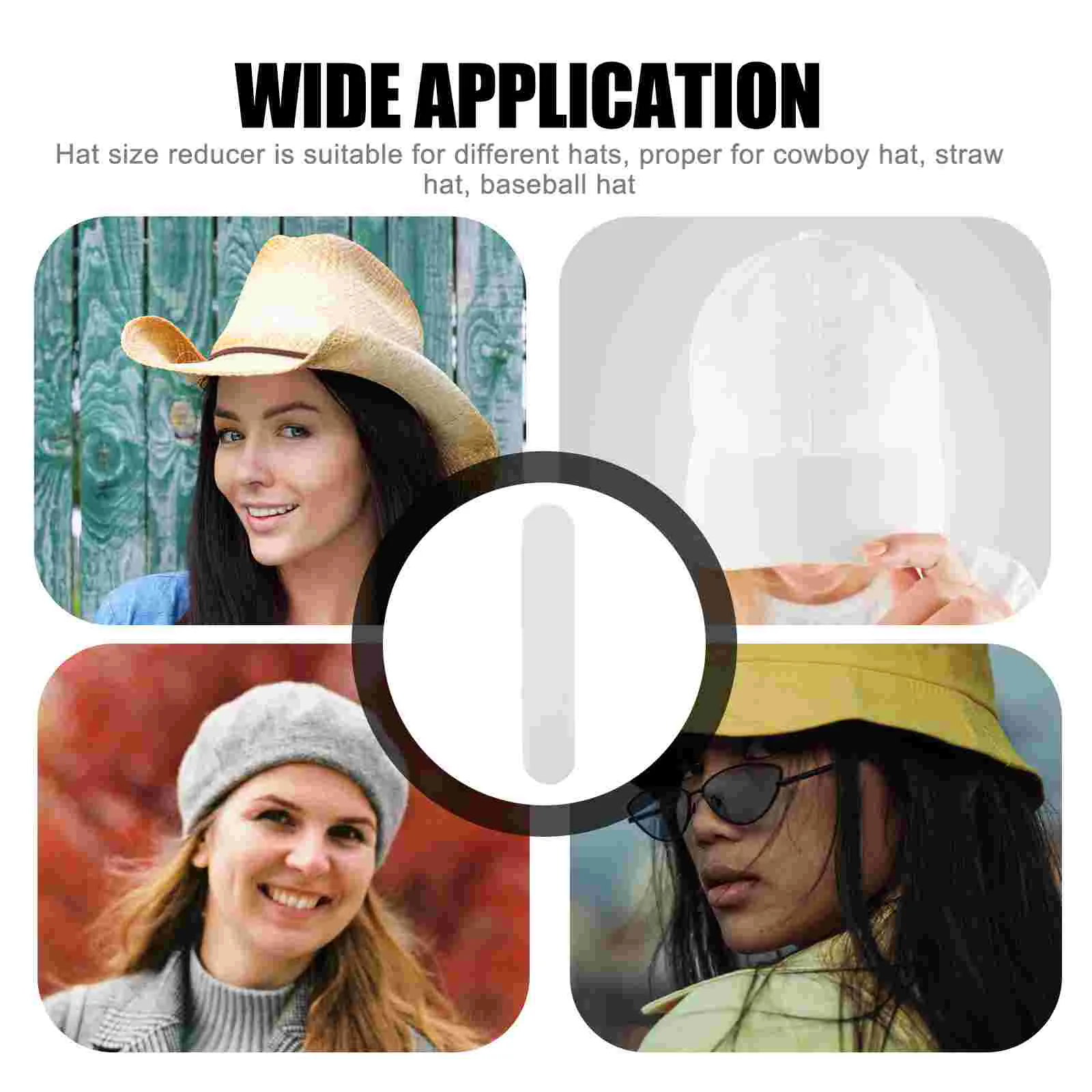 Reducing Tape for Hat Size Self-adhesive Reducer Girth Liner Circumference Sizing Insert