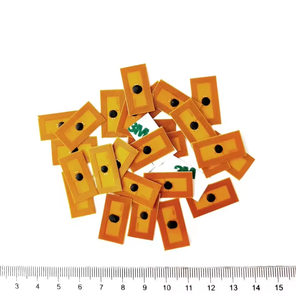 

10pcs 9X18MM RFID F08 FPC Tag IC Ring Wristband NFC Device Anti-Metal Tags RF passive cards
