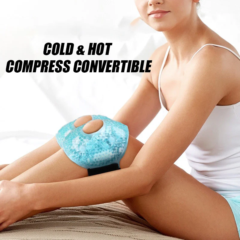 Soft Gel Ice Compress Strap Cold And Hot Compress Knee Straps,Wrist Protectors,Calf Protectors,Ankle Protectors