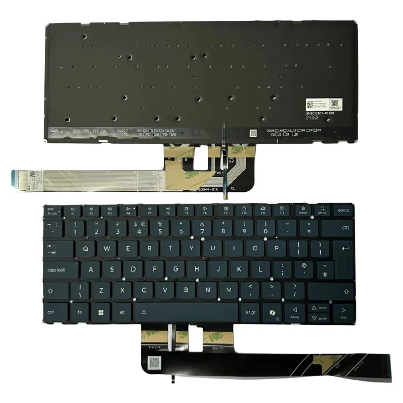 UK/French FR Layout Backlight Backlit Keyboard With AI keycap For Lenovo Yoga Pro7 14ARP8/14APH8/14IRH8 IMH9 AHP9