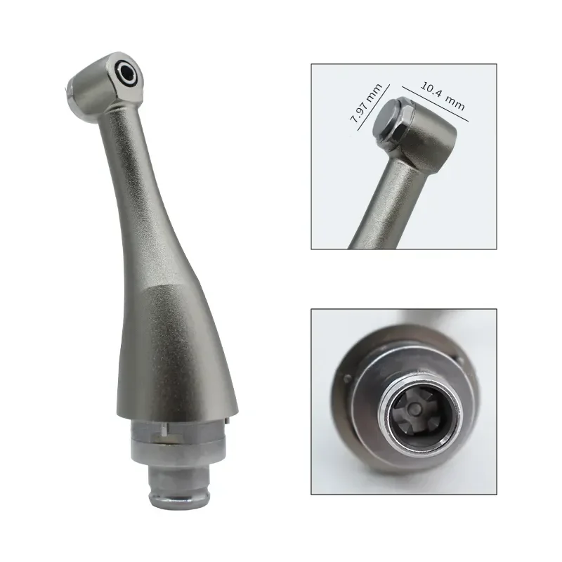 Unit Motor Endodontik Tanpa Kabel Tombol Tekan Elektrik Reduksi Kepala Kontra Sudut 6:1 untuk Perlengkapan Handpiece Gigi