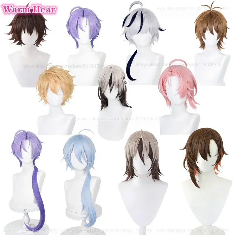 Game Cosplay Wig Edmond Aster Olivine Yakumo Blade Rin Kuya Garu Quincy Eiden Heat Resistance Fibre Wigs Halloween