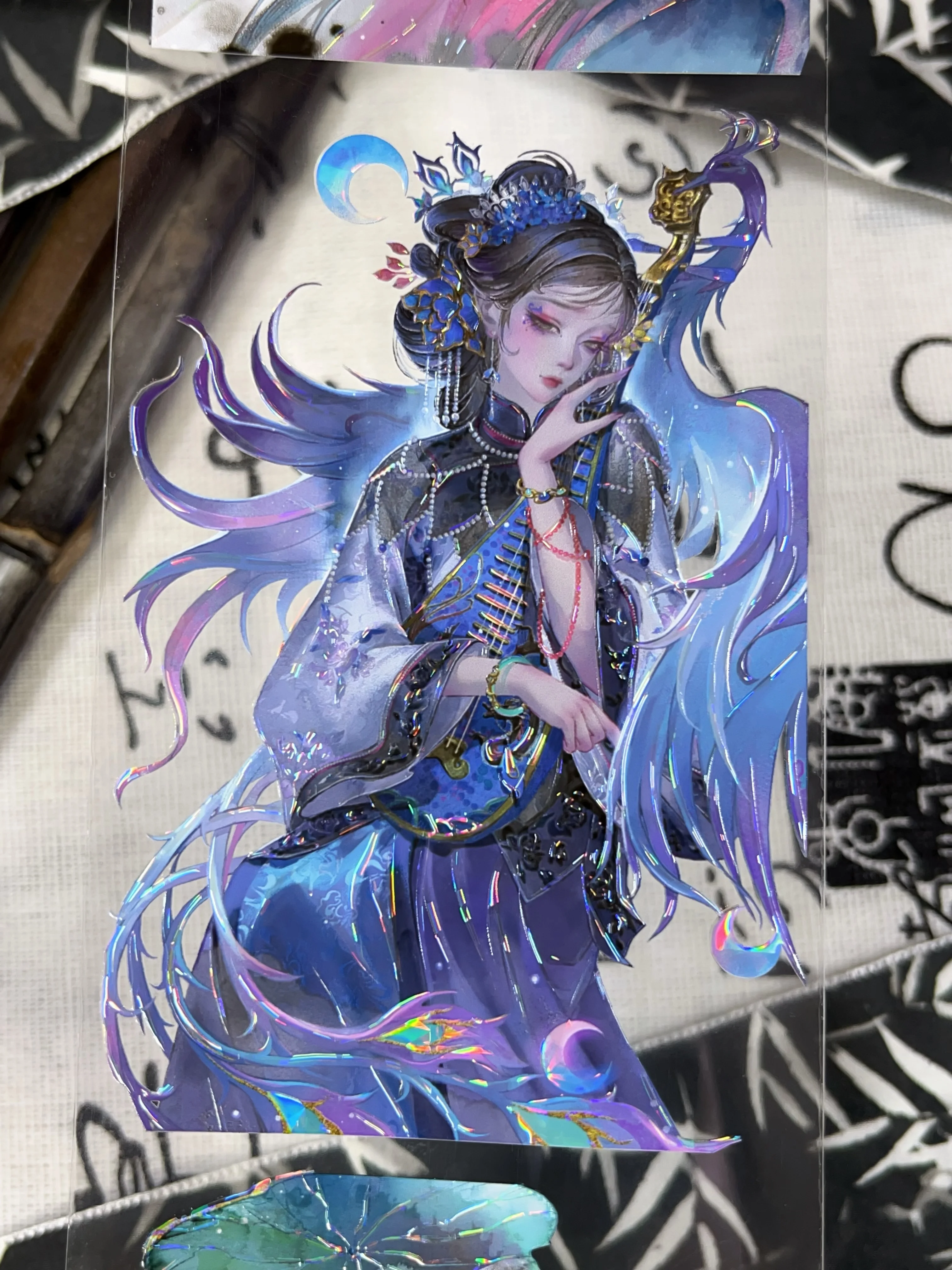 

Millennial Tales Ancient Beauty Shiny Shell PET Tapes Craft Supplies DIY Scrapbooking Card Making Decor Plan Sticker