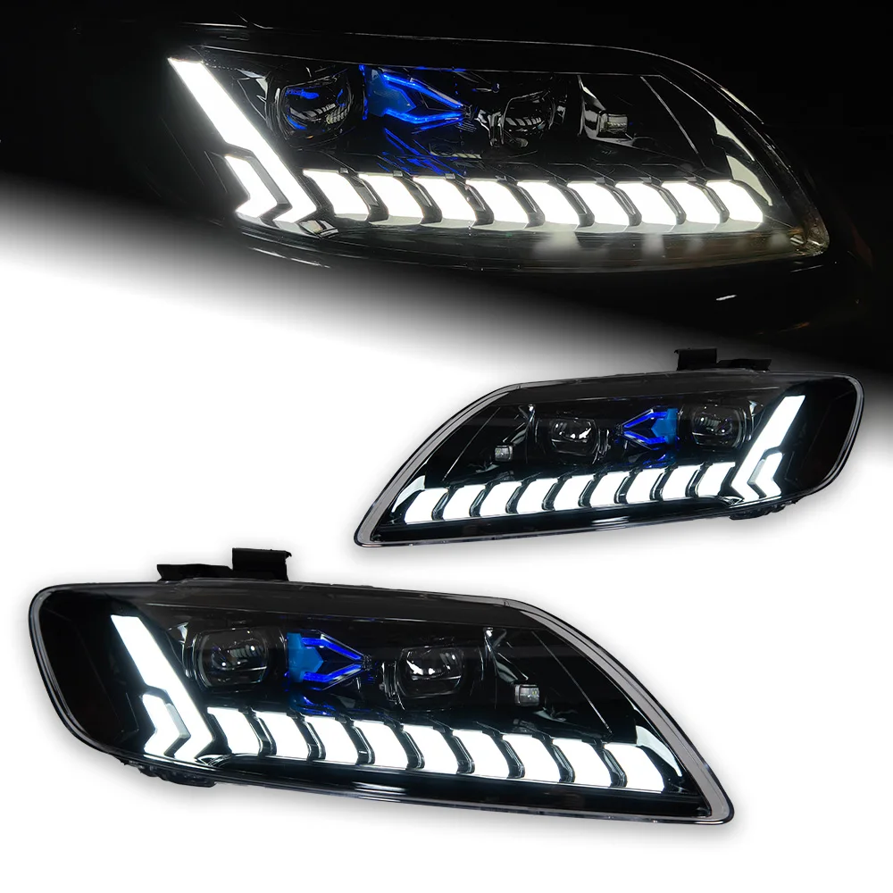 Headlight For Audi Q7 LED Headlights 2006-2015 Front Lights Head Lamp Car Styling DRL Signal Projector Lens Auto Accessories