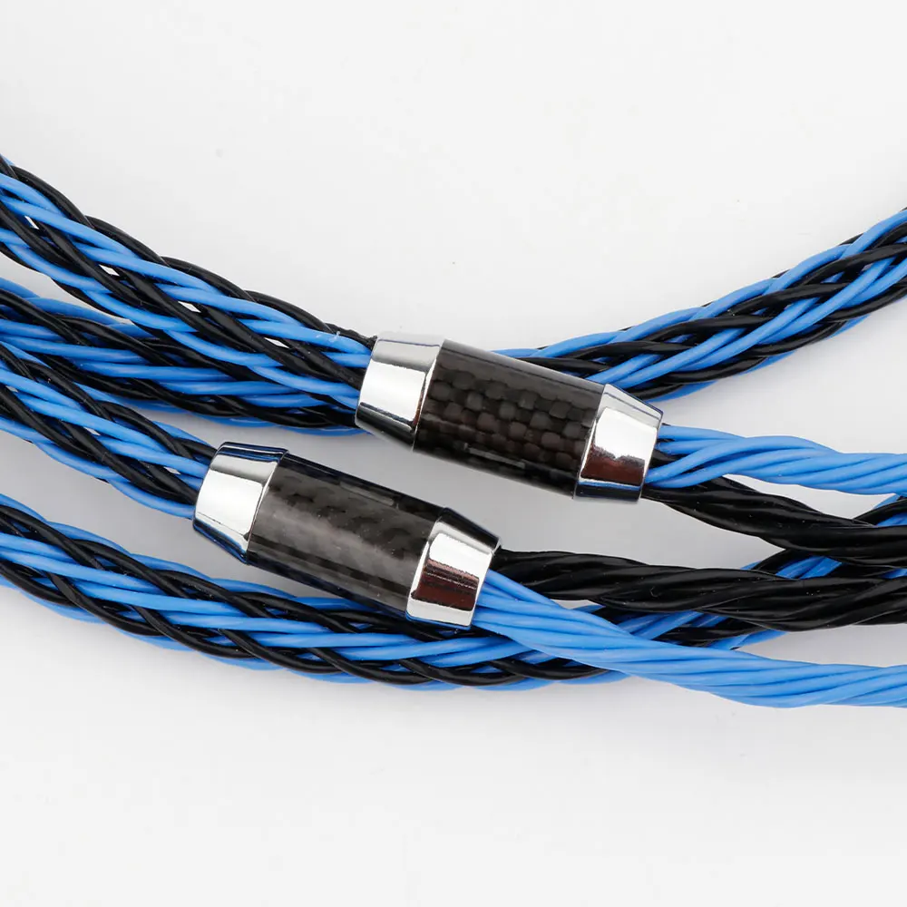 Paar 16-adriges Lautsprecherkabel Audio-Lautsprecherkabel HiFi-Verstärker-Lautsprecherkabel mit Bananenstecker und Y-Spade-Verbindung – Detail 4